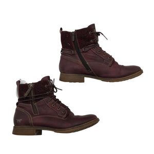 Unisex Mustang - Ankle boots, size 38 - Wine red (1)
