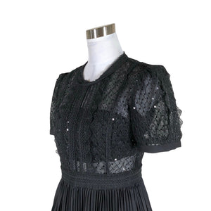 Unisex Self-portrait - Party dress, size 38 - Black (3)