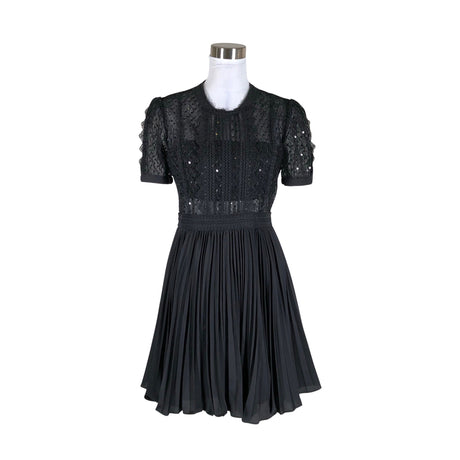 Unisex Self-portrait - Party dress, size 38 - Black ()