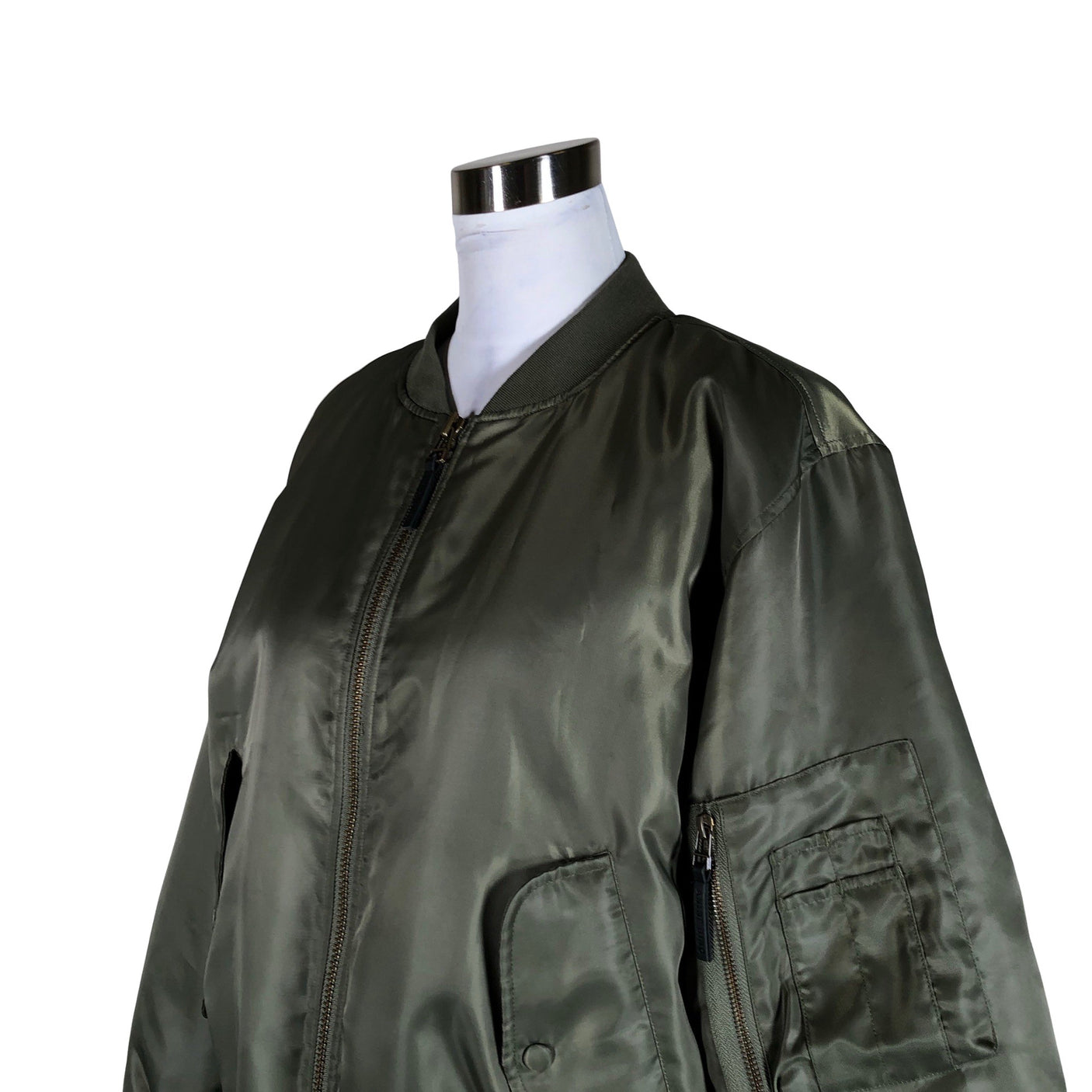 Unisex Anine Bing - Lightly padded jacket, size 38 - Green (3)