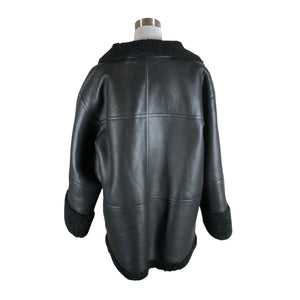 Unisex Totême - Leather jacket, size 36 - Black (2)