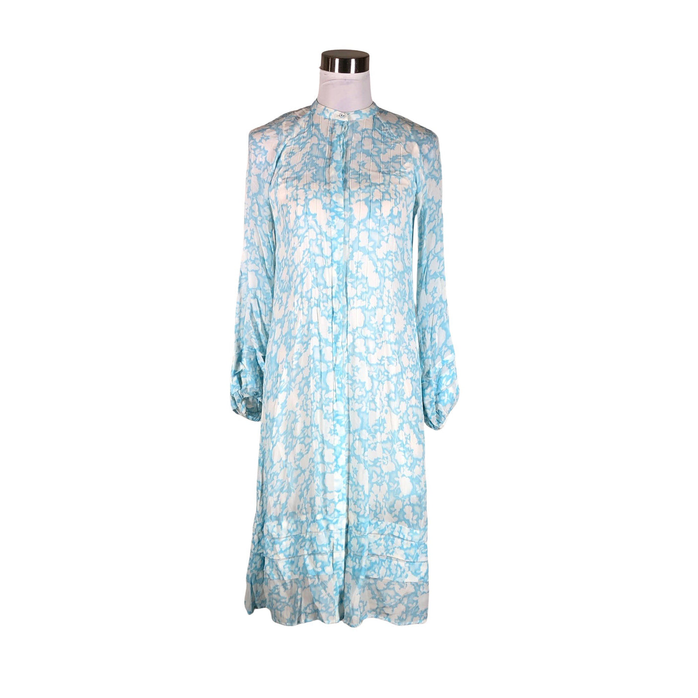 Unisex Samsoe&Samsoe - Schiffon dress, size 34 - Turquoise (1)