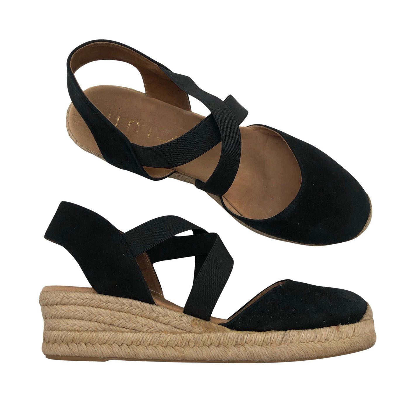 Unisex Unisa - Wedge sandals, size 39 - Black (1)