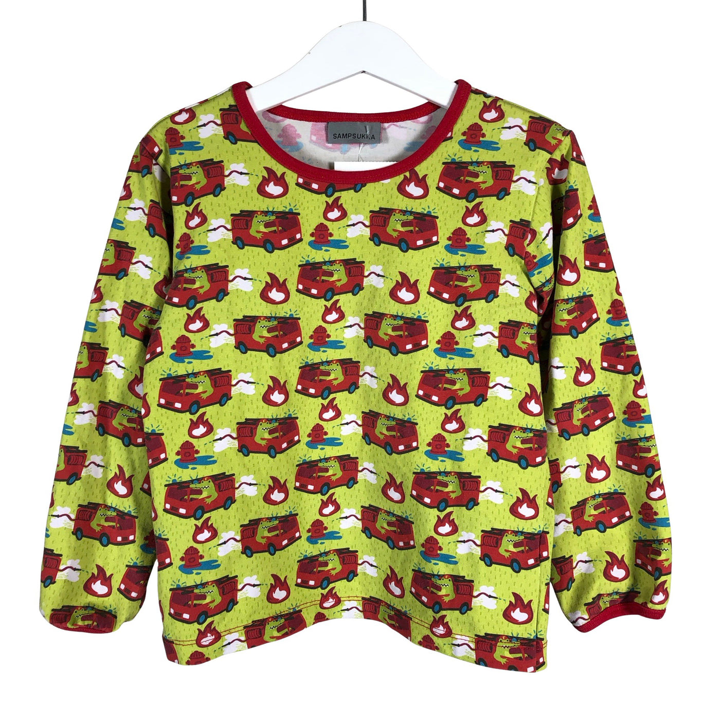 Unisex Sampsukka - Tricot shirt, size 104 - 110 - Green (1)