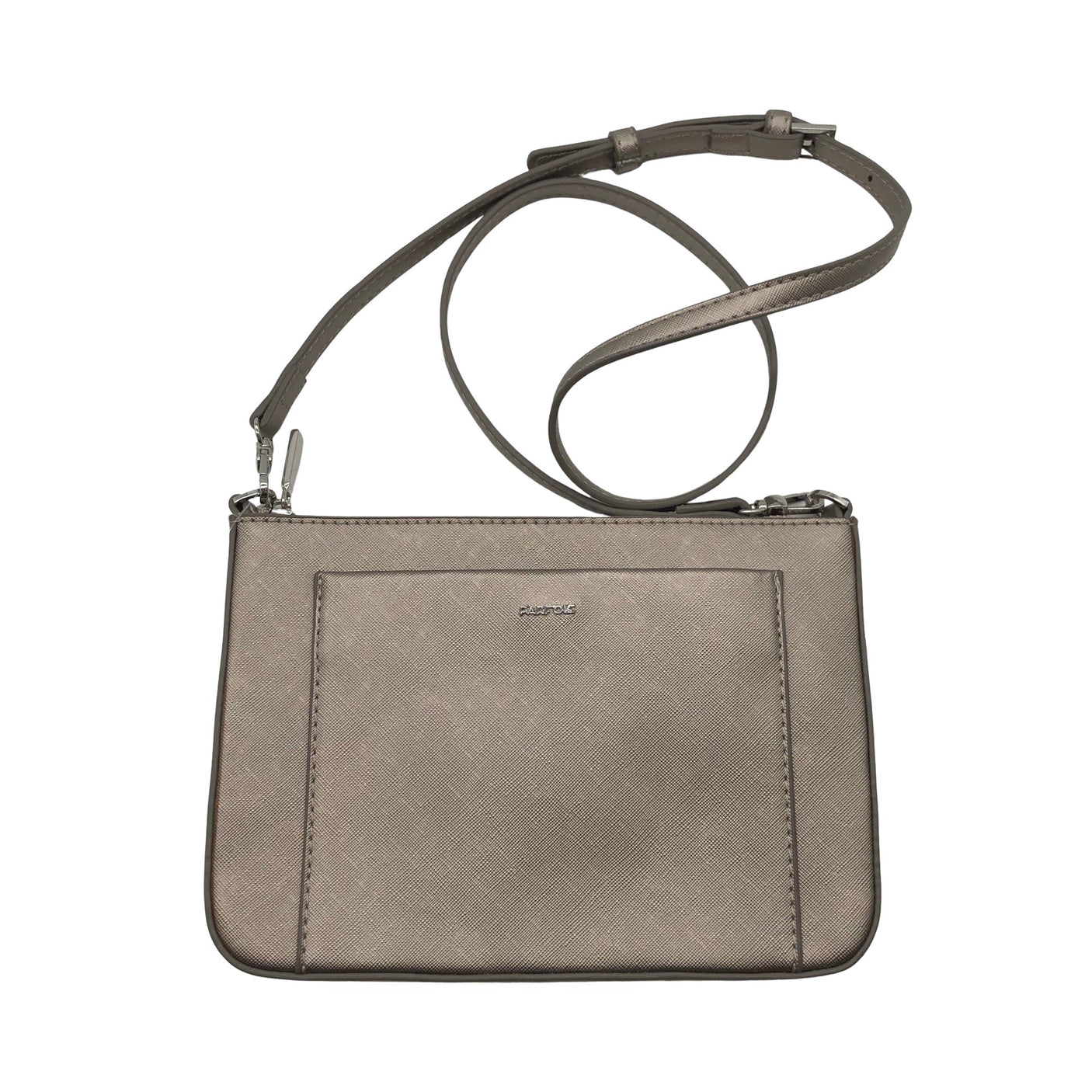 Unisex Parfois - Shoulder bag, size Midi - Gold (1)