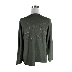 Unisex Style Butler - Cardigan, size 40 - Green (2)