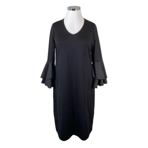 Unisex Ulla Popken - Tricot dress, size 42 - Black (1)