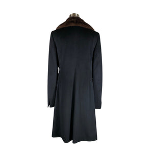 Unisex Linea - Wool coat, size 40 - Black (2)