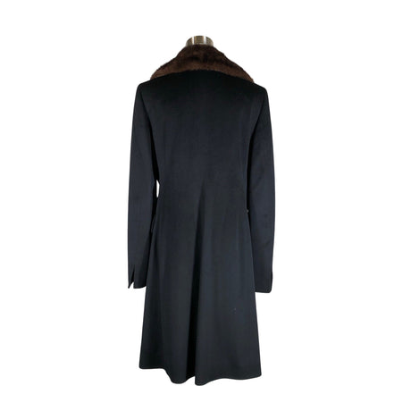 Unisex Linea - Wool coat, size 40 - Black (2)