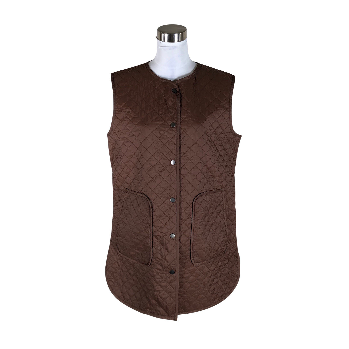 Unisex Lindex - Winter vest, size 38 - Brown (1)