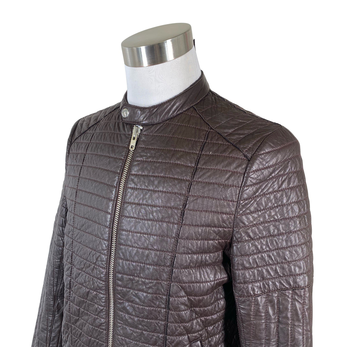 Unisex Sand - Leather jacket, size L - Brown (3)