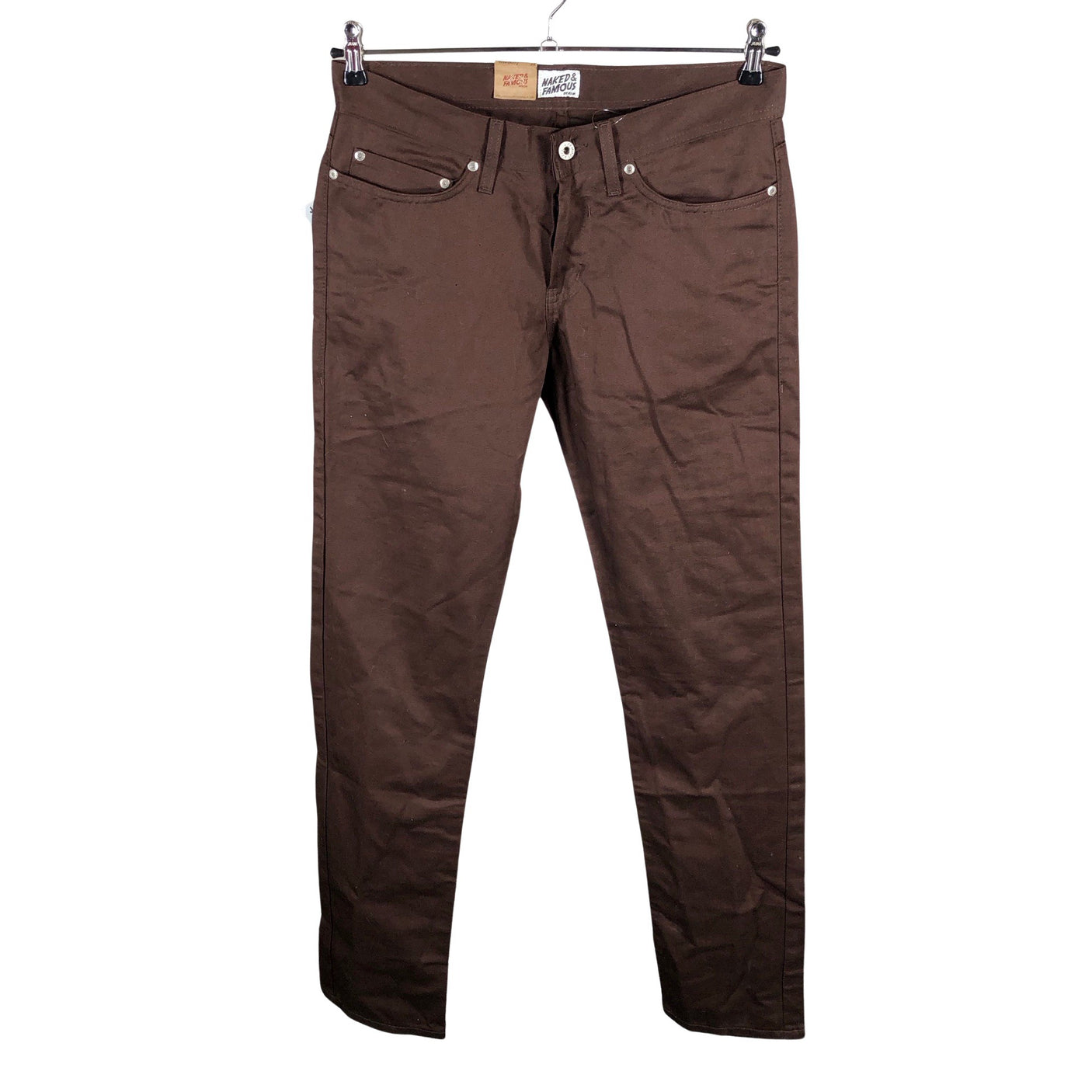 Unisex Naked & Famous - Jeans, size W32 - Brown (1)