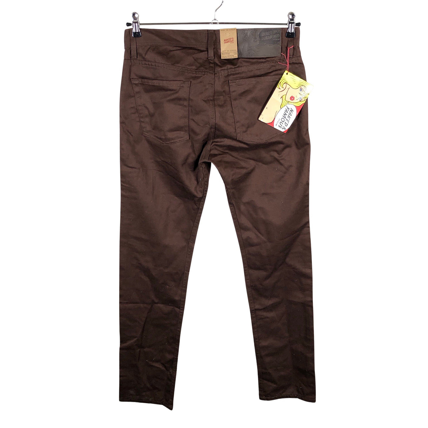Unisex Naked & Famous - Jeans, size W32 - Brown (2)