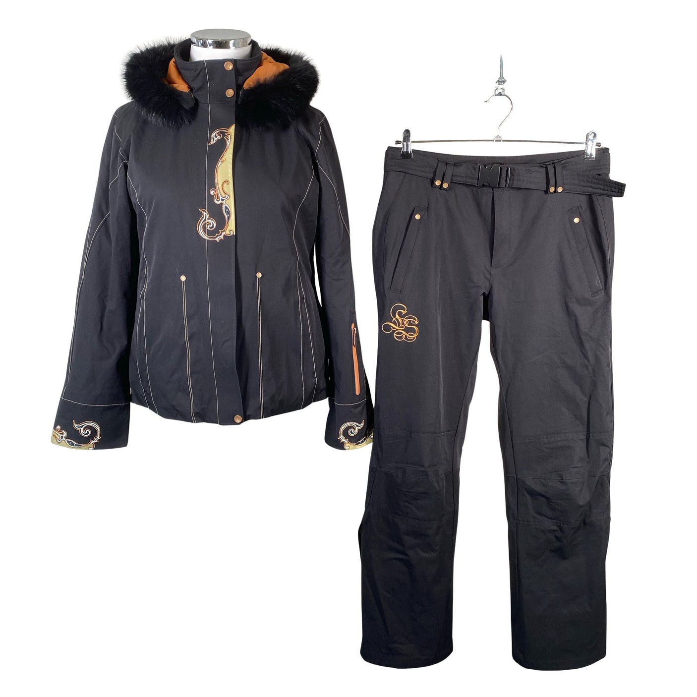 Unisex Luhta - Winter jacket and pants set, size 42 - Black (1)