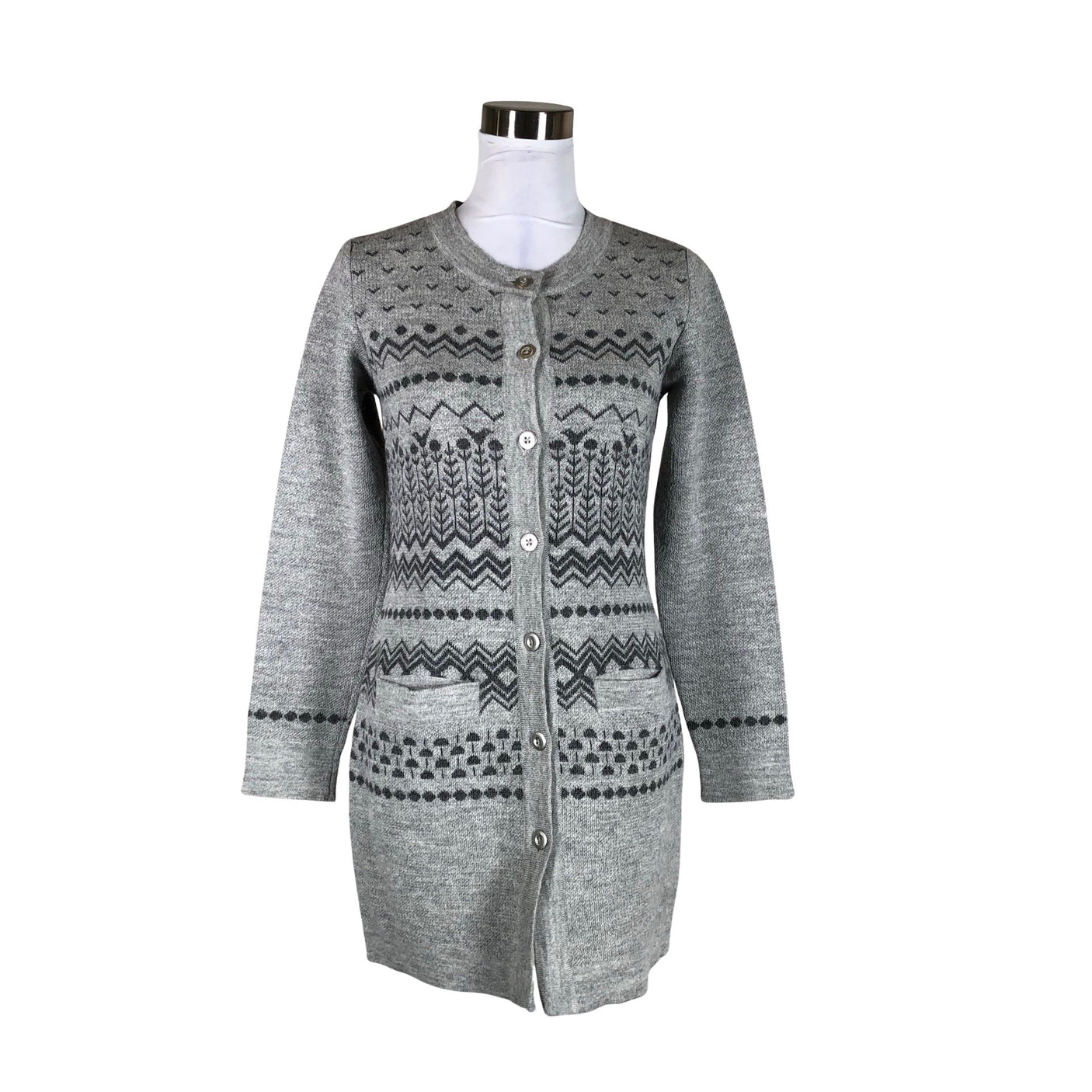 Unisex Alpa - Cardigan, size 36 - Gray (1)
