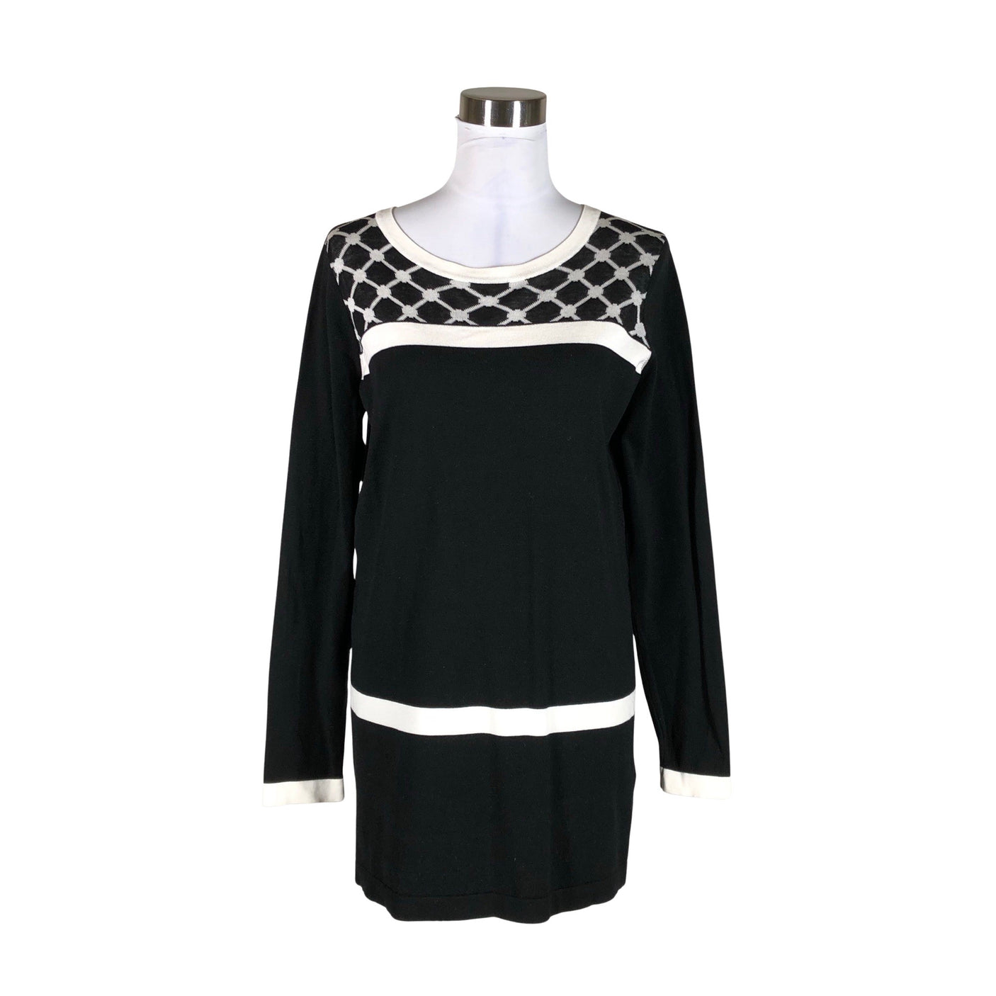 Unisex August Silk - Knit tunic, size 40 - Black (1)