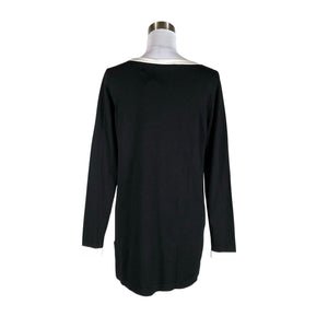 Unisex August Silk - Knit tunic, size 40 - Black (2)