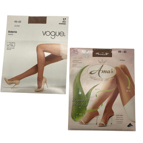 Unisex Amar - Stockings, thin, size 42 - Beige ()