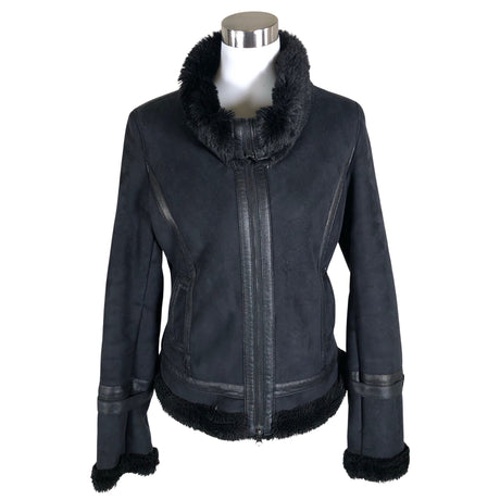 Unisex Armani Jeans - Leather jacket, size 40 - Black ()