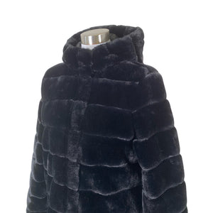 Unisex Samsoe&Samsoe - Faux fur coat, size 36 - Black (3)