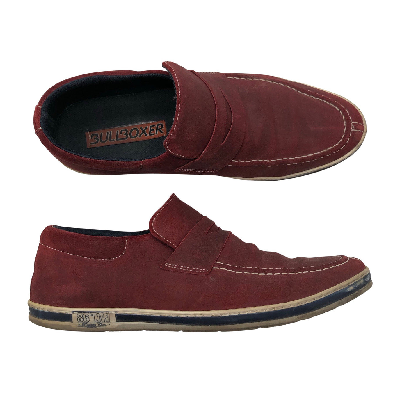 Unisex Bullboxer - Loafers, size XXS - Wine red (1)