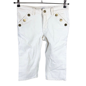Unisex Filippa K. - Capri jeans, size W27 - White (1)