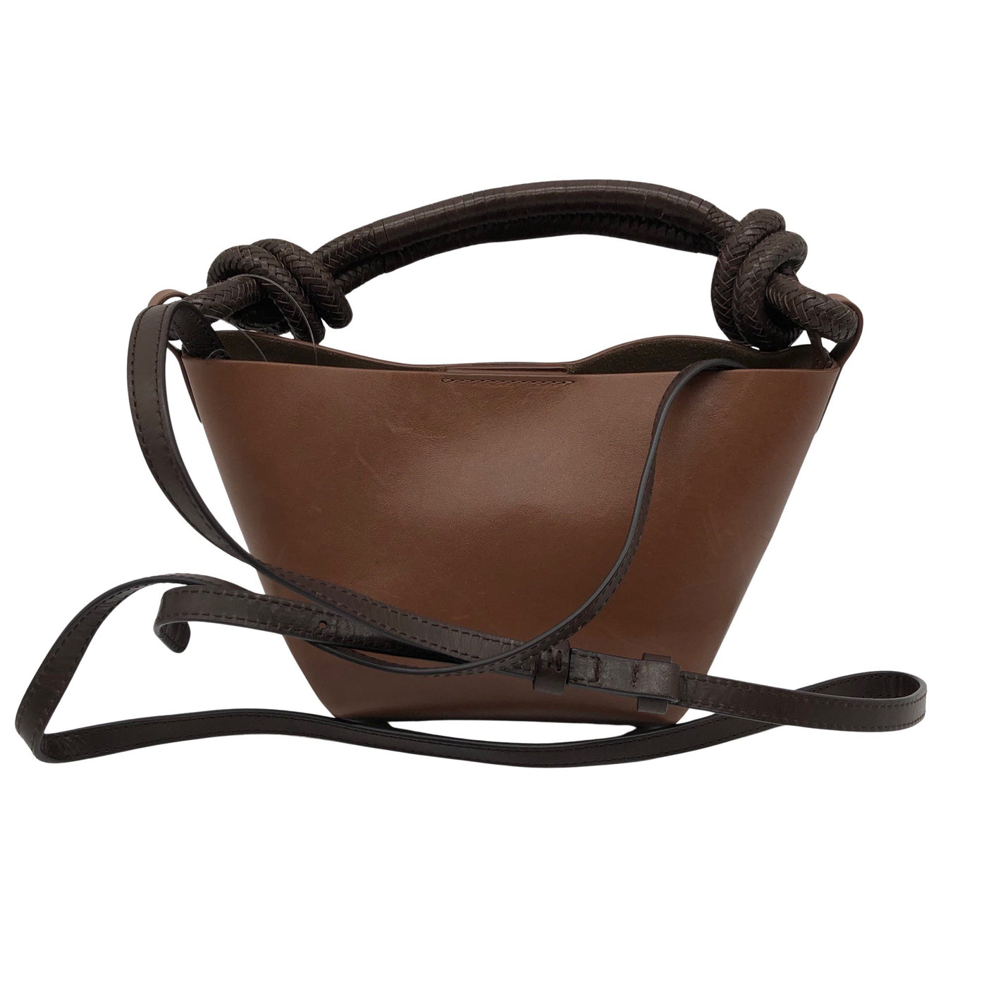 Unisex Massimo Dutti - Shoulder bag, size Mini - Brown (1)