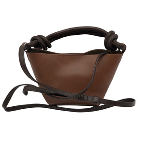 Unisex Massimo Dutti - Shoulder bag, size Mini - Brown (1)