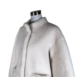 Unisex Muotikuu - Faux fur coat, size 36 - White (3)