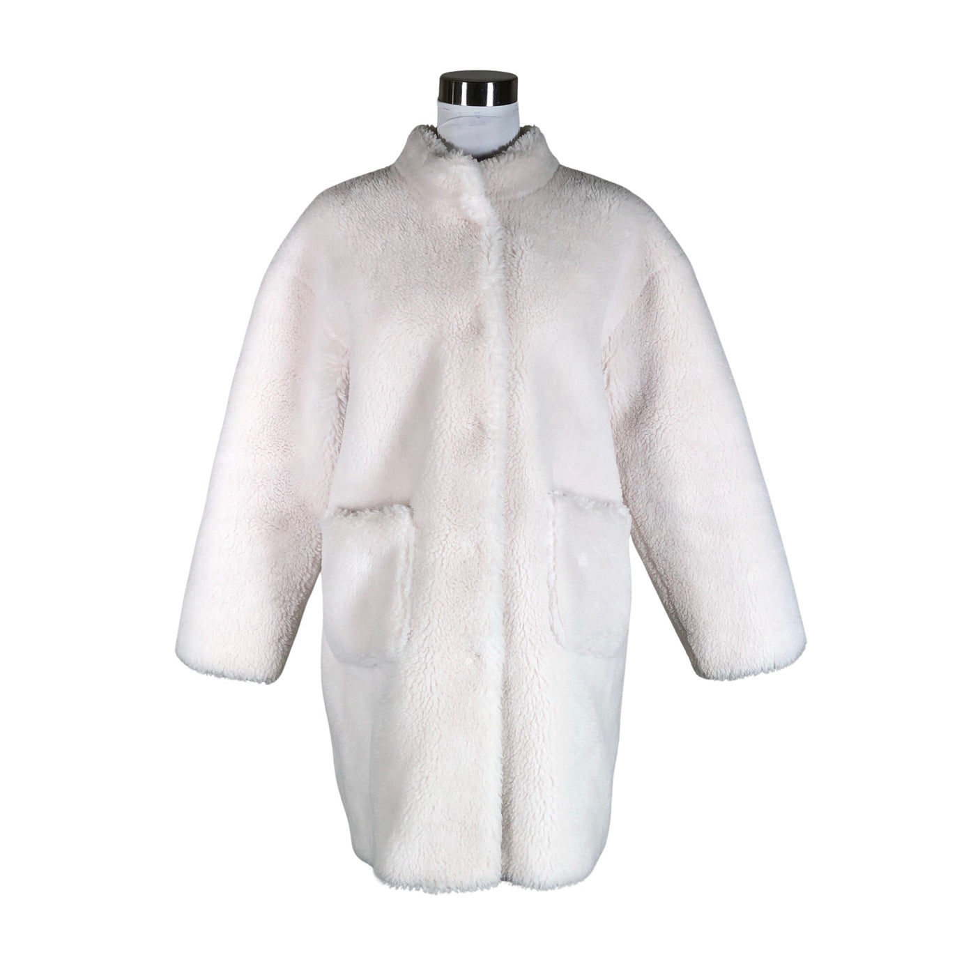 Unisex Muotikuu - Faux fur coat, size 36 - White (1)