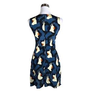 Unisex Samuji - Schiffon dress, size 36 - Blue (2)
