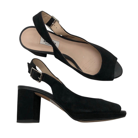 Unisex Clarks - Heeled sandals, size 39 - Black ()