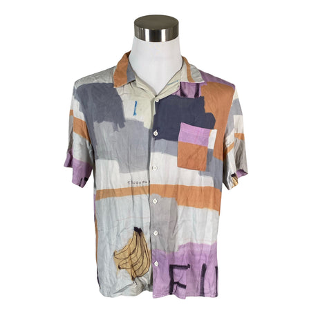 Unisex Neuw - Collared shirt, size L - Gray ()