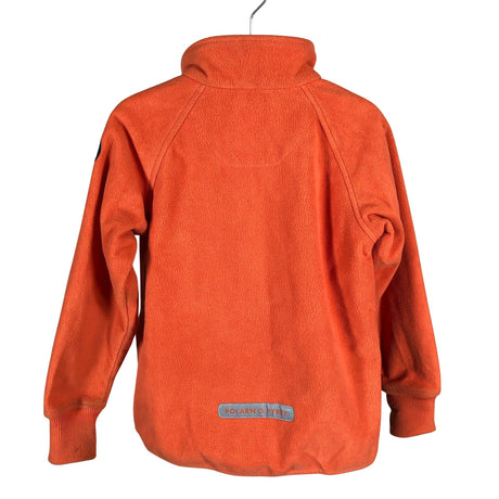 Unisex Polarn O. Pyret - Fleece jacket, size 110 - 116 - Orange (2)