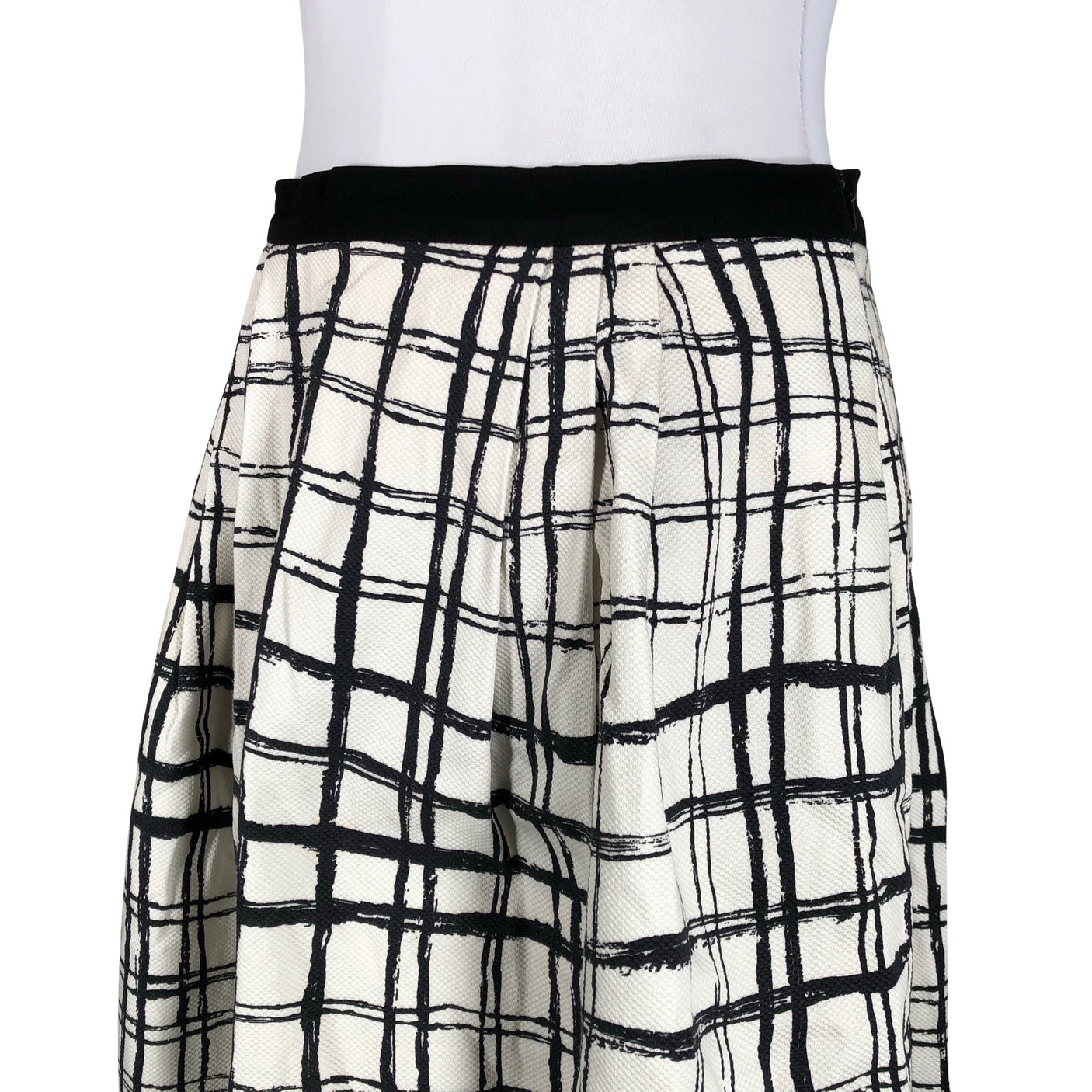 Unisex MaxMara Studio - Fabric skirt, size 38 - Natural white (3)