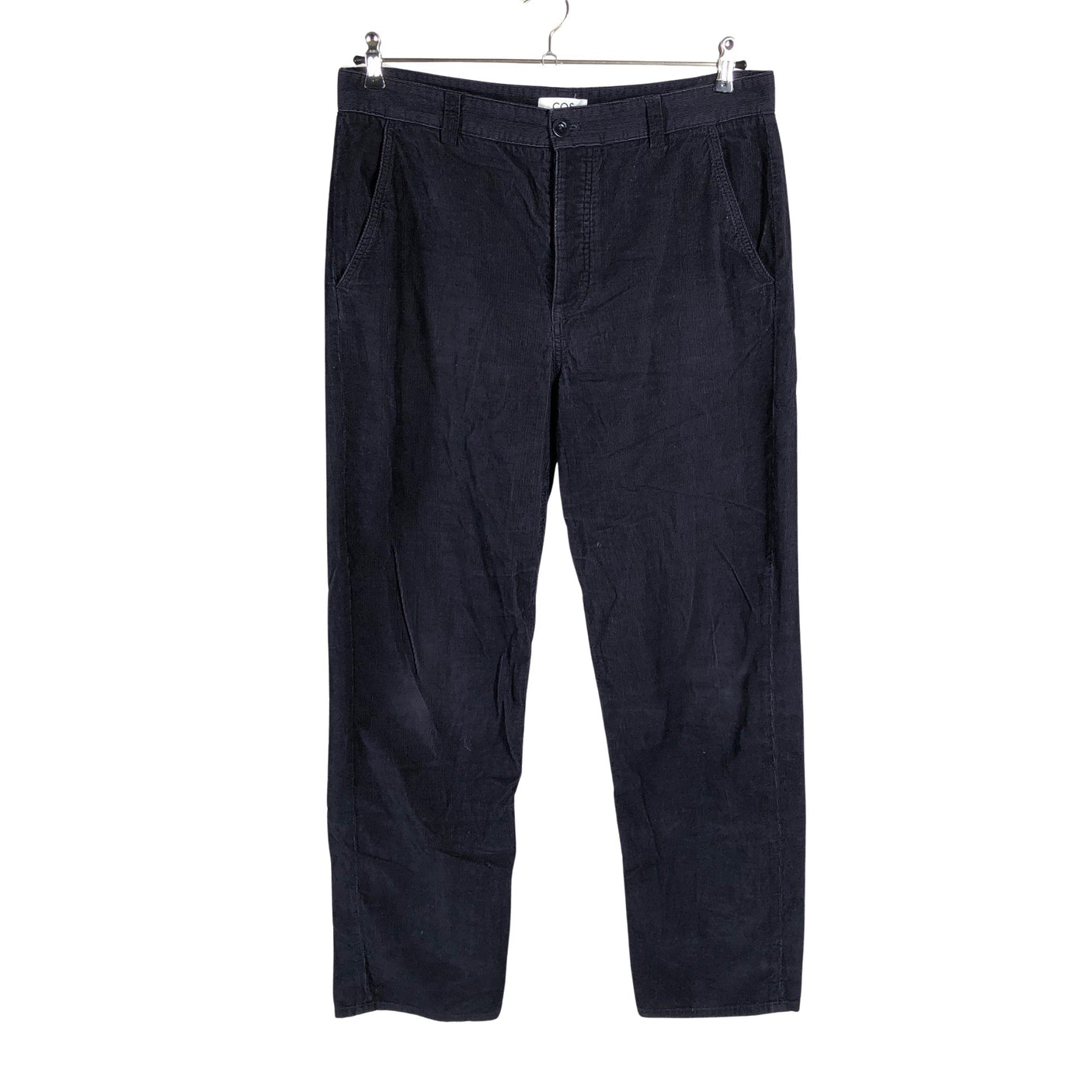 Unisex COS - Velvet pants, size 44 - Blue (1)