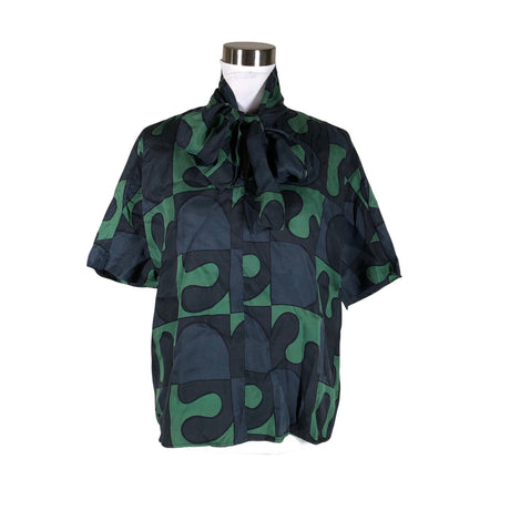 Unisex Marimekko - Short-sleeved blouse, size 36 - Blue ()