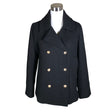 Unisex Rue de Femme - Wool coat, size 36 - Black ()