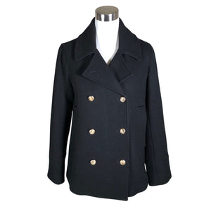 Unisex Rue de Femme - Wool coat, size 36 - Black (1)