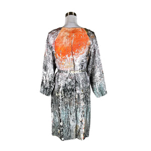 Unisex Hálo - Schiffon dress, size 38 - Gray (2)