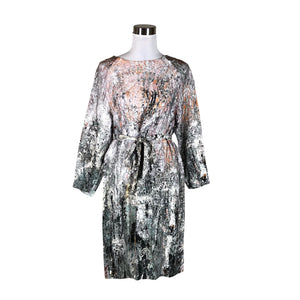 Unisex Hálo - Schiffon dress, size 38 - Gray (1)