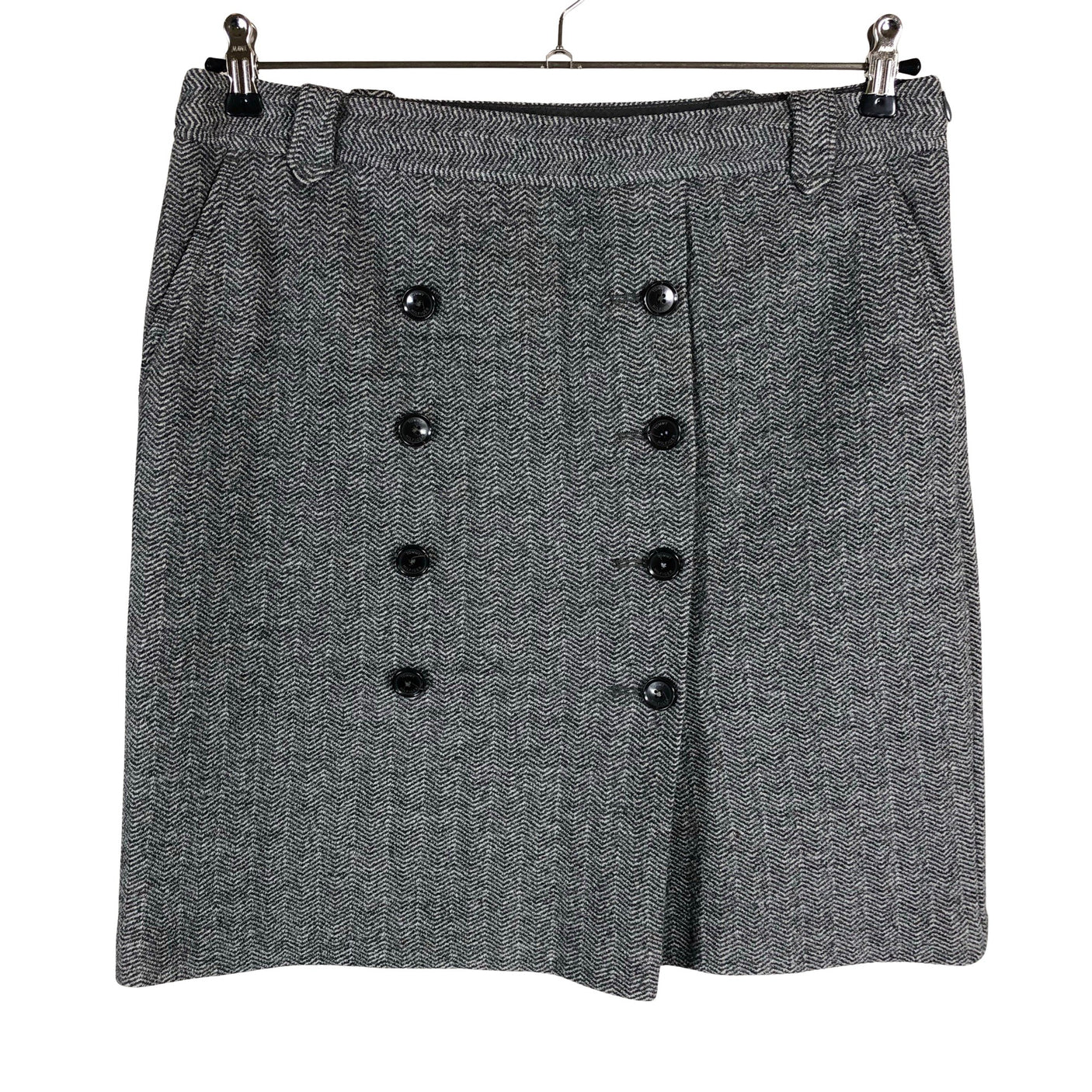 Unisex Tommy Hilfiger - Fabric skirt, size 40 - Gray (1)