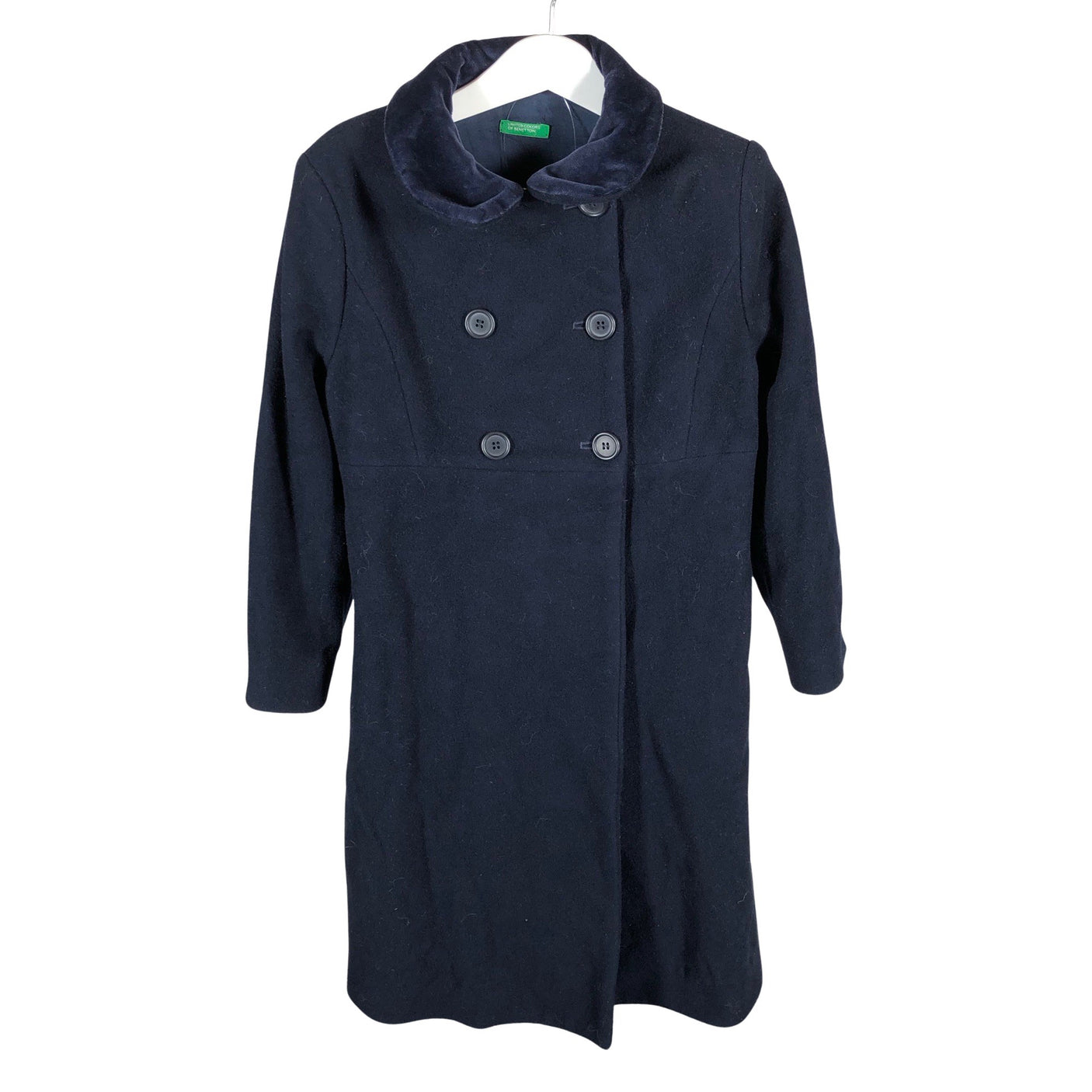 Unisex Benetton - Wool coat, size 116 - 122 - Blue (1)