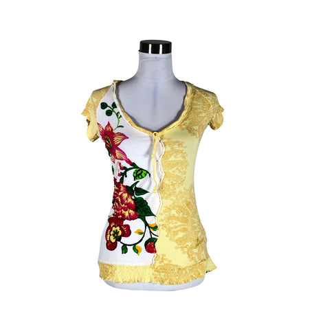 Unisex Desigual - T-shirt, size 36 - Yellow ()