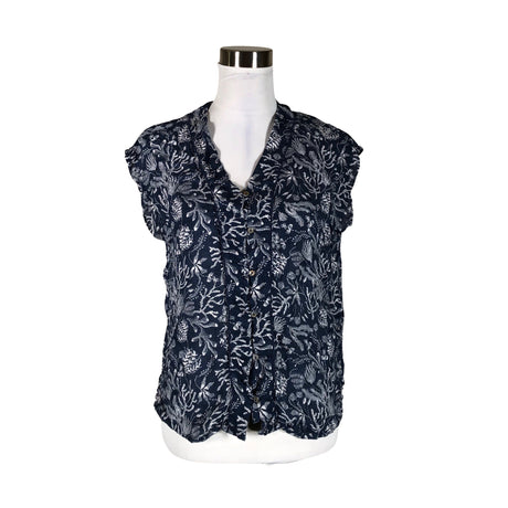 Unisex Esprit - Short-sleeved blouse, size 38 - Blue ()