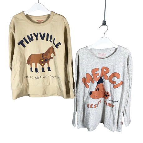 Unisex Tinycottons - Sweatshirt, size 134 - 140 - Beige ()