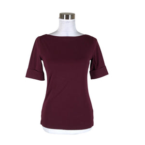 Unisex Lauren Ralph Lauren - T-shirt, size 38 - Wine red (1)