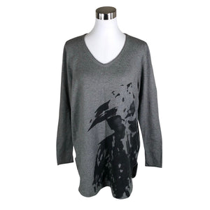 Unisex Part two - Knit tunic, size 40 - Gray (1)