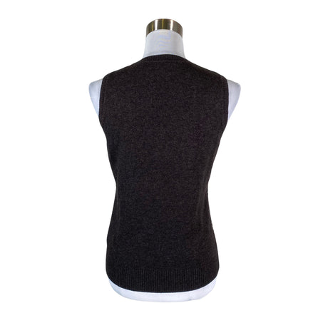 Unisex Esprit - Knit vest, size 38 - Brown (2)