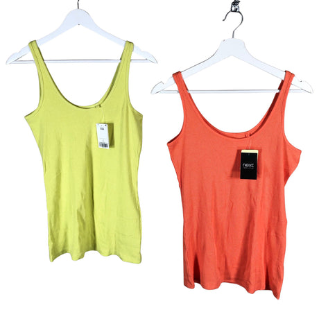 Unisex Next - Tricot tank top, size 40 - Orange ()